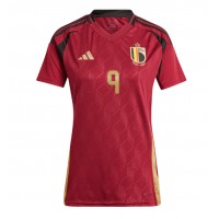 Belgium Leandro Trossard #9 Replica Home Shirt Ladies Euro 2024 Short Sleeve